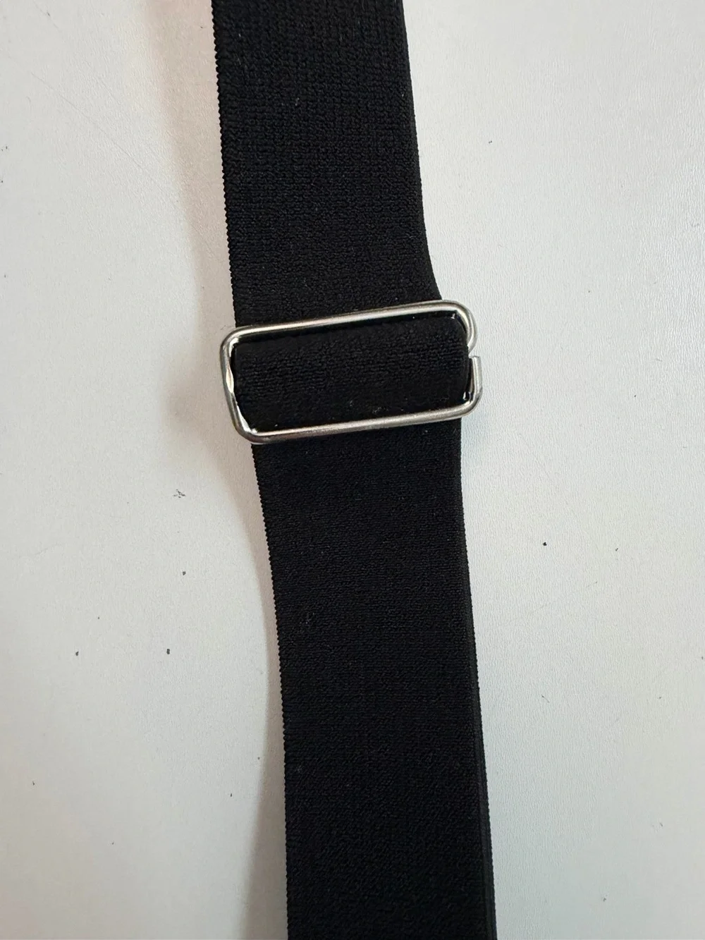 Adidas Baseball Belt Adjustable 32”-46” Stretch Elastic Adult Black Silver